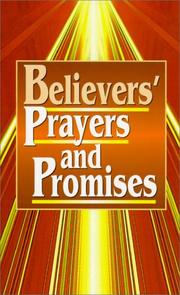 Cover of: Believers' prayers and promises by Clift Richards