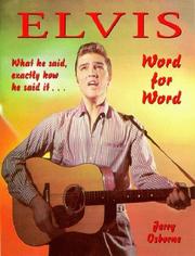 Cover of: Elvis - Word for Word