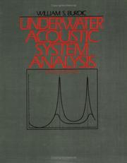 Cover of: Underwater Acoustic System Analysis by William S. Burdic, William S. Burdic