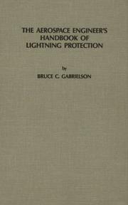 Cover of: The aerospace engineer's handbook of lightning protection