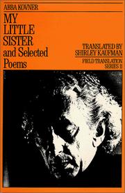 Cover of: My little sister and selected poems, 1965-1985