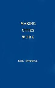 Cover of: Making Cities Work | 
