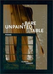 Cover of: A bare, unpainted table by Gladys Cardiff