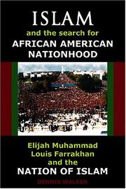 Cover of: Islam and the search for African American nationhood by Dennis Walker