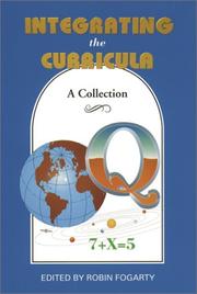 Cover of: Integrating the curricula: a collection