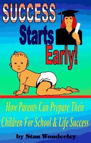 Cover of: Success starts early! | Stan Wonderley