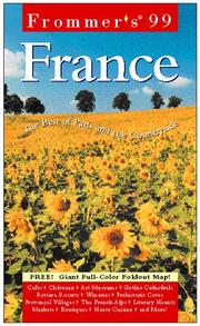 Cover of: Frommer's 99 France (Frommer's France)