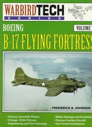 Cover of: Boeing B-17 Flying Fortress