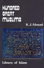 Cover of: Hundred Great Muslims