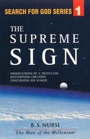 Cover of: The supreme sign: observations of a traveller questioning creation concerning his Maker