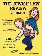 Cover of: Jewish Law Review Vol. 2: The Mishnah on Lost & Found