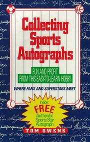Cover of: Collecting sports autographs by Tom Owens