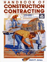 Cover of: Handbook of construction contracting