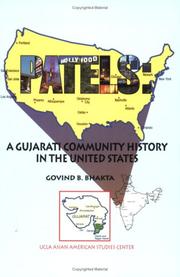 Cover of: Patels: A Gujurati Community History in the United States