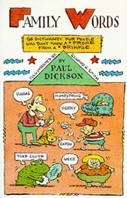 Cover of: Family Words by Paul Dickson