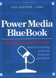 Cover of: Power Media Bluebook with Talk Show Guest Directory by Mitchell, P Davis