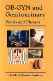 Cover of: OB-GYN and genitourinary words and phrases by [Sally C. Pitman, editor & publisher.].