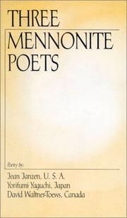 Cover of: Three Mennonite poets: poetry