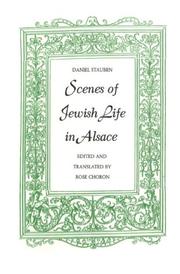 Cover of: Scenes of Jewish life in Alsace