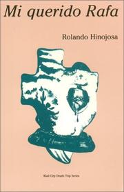 Cover of: Mi querido Rafa by Rolando Hinojosa