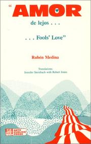 Cover of: Amor de lejos = by Rubén Medina