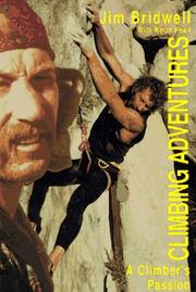 Cover of: Climbing adventures by Jim Bridwell