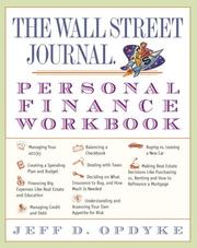 Cover of: The Wall Street Journal. Personal Finance Workbook