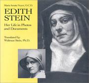 Cover of: Edith Stein: her life in photos and documents