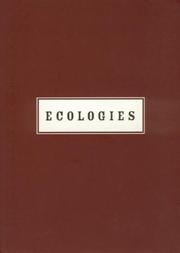 Cover of: Ecologies by 