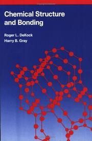 Cover of: Chemical Structure and Bonding by Roger L. Dekock