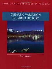 Cover of: Climatic variation in earth history