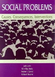 Cover of: Social problems: causes, consequences, interventions