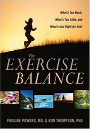 The exercise balance by Pauline S. Powers, Pauline Powers, Ron Thompson