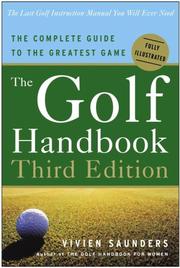 Cover of: The Golf Handbook by Vivien Saunders