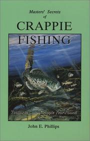Cover of: The masters' secrets of crappie fishing