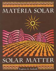 Solar matter = by Eugénio de Andrade
