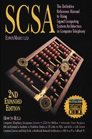 Cover of: SCSA: Computer Telephony Building Blocks