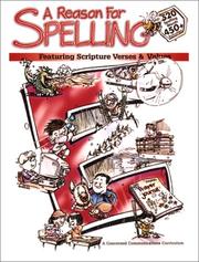 Cover of: A Reason For Spelling: Student Workbook Level E