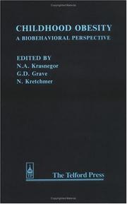 Cover of: Childhood Obesity: A Biobehavioral Perspective (Telford Press)