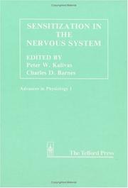 Cover of: Sensitization in the nervous system