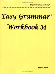 Cover of: Easy Grammar 3 And 4 by Wanda C. Phillips