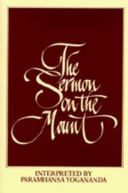 Cover of: The Sermon on the mount