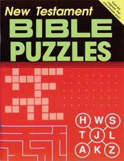 Cover of: New Testament: More Bible Puzzles