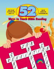 Cover of: 52 Ways to Teach Bible Reading (52 Ways) by Nancy S. Williamson