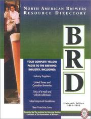 Cover of: 2001-2002 North American Brewer's Resource Directory, Sixteenth Edition (North American Brewer's Resource Directory)