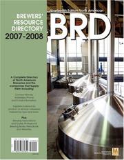 Cover of: 2007-2008 North American Brewers' Resource Directory: 19th Edition (North American Brewer's Resource Directory)