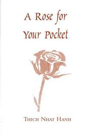 Cover of: A Rose for Your Pocket by Thích Nhất Hạnh