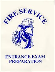 Cover of: Fire service entrance exam preparation by Arthur R. Couvillon
