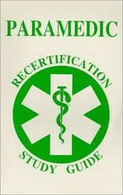 Cover of: Paramedic recertification study guide by Arthur R. Couvillon