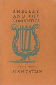Cover of: Shelley and the romantics: prose poems